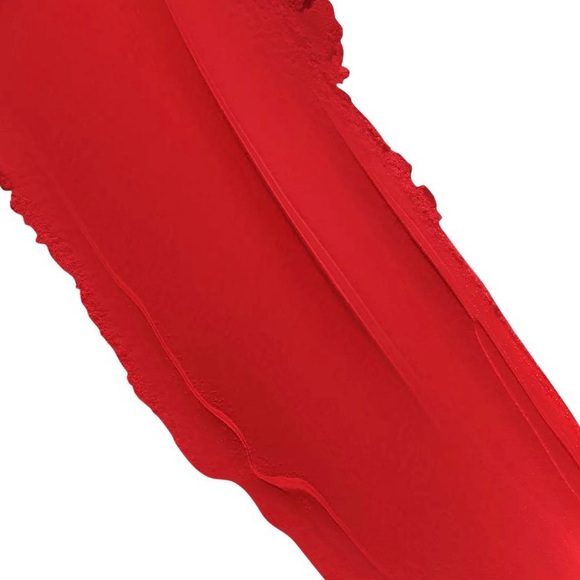 Dior Cream Pouch with Pink Embroidered Accents with Dior lipstick and Eye Liner - Picture 9 of 13